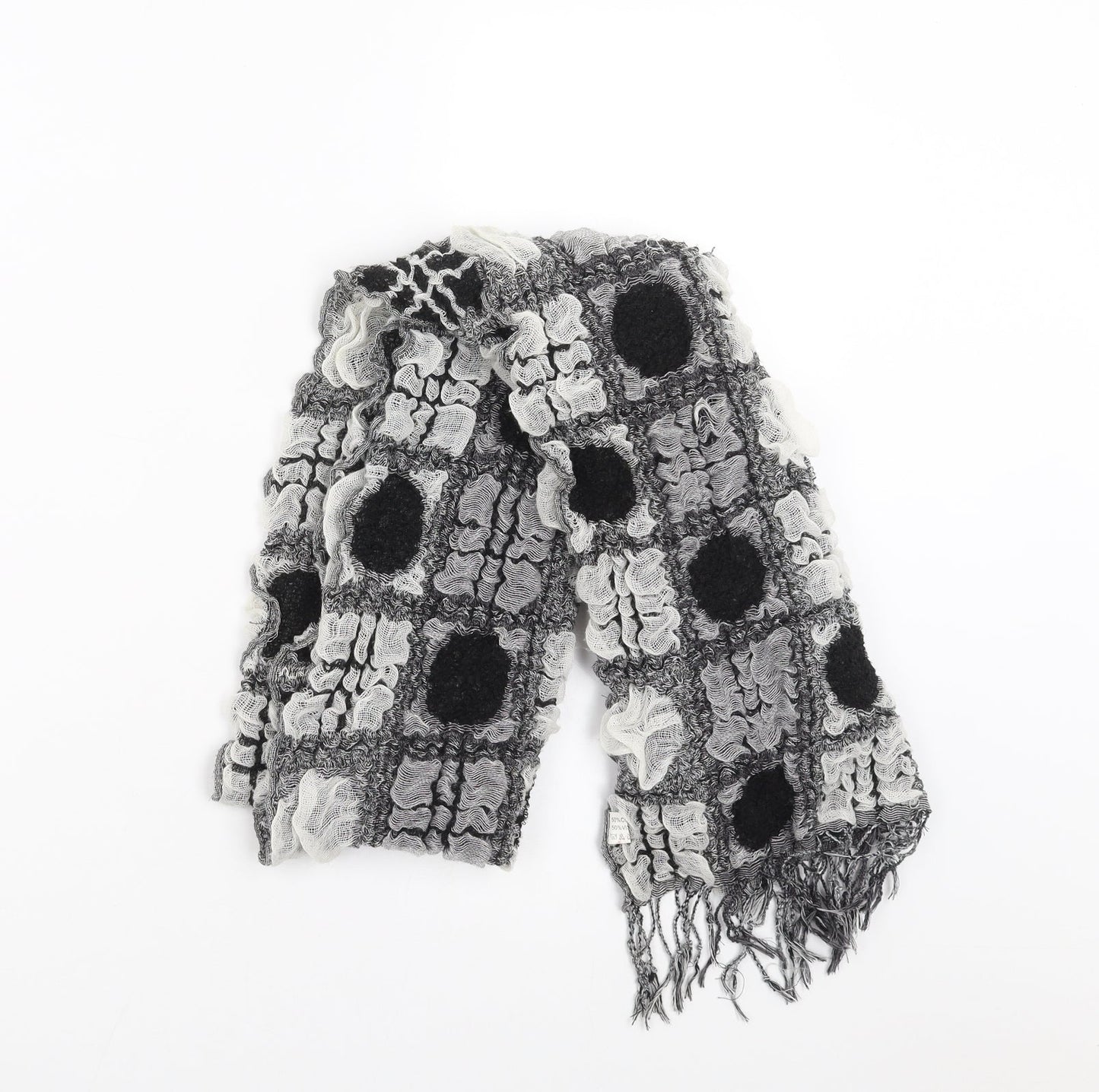 Preworn Womens Grey Check   Scarf