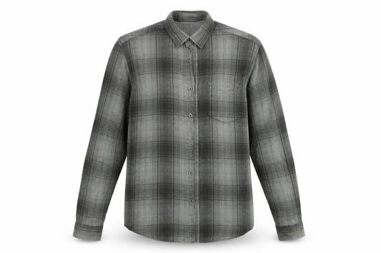 Preworn Mens Green Check   Button-Up Size M