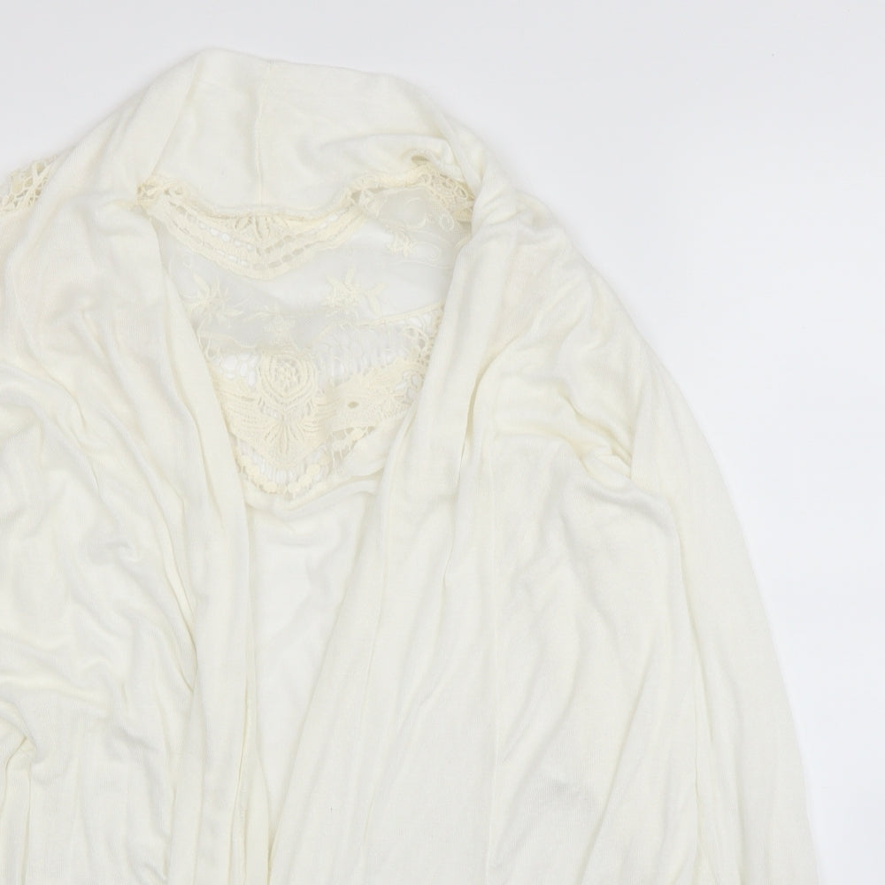 Preworn Womens Ivory   Cardigan Jumper Size 10