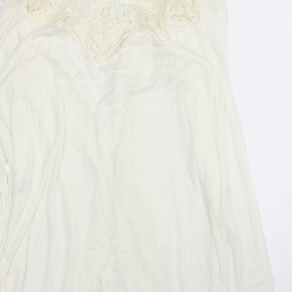 Preworn Womens Ivory   Cardigan Jumper Size 10