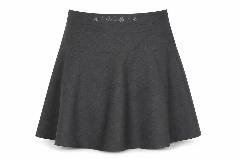 George Girls Grey   A-Line Skirt Size 10 Years