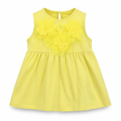 Front view of Debenhams girls’ yellow basic blouse, size 3, years
