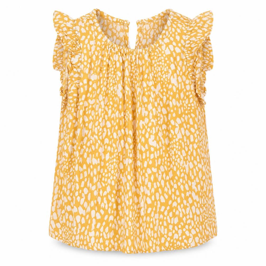 Primark Girls Yellow   Basic Blouse Size 3 Years