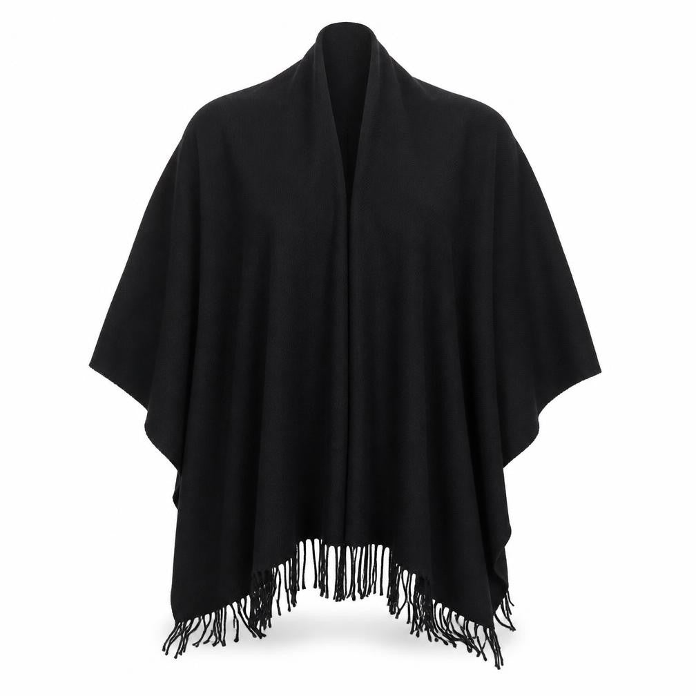 Accessorize Womens Black   Cape Jumper One Size