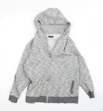 Preloved George Womens Grey   Full Zip Hoodie - Front