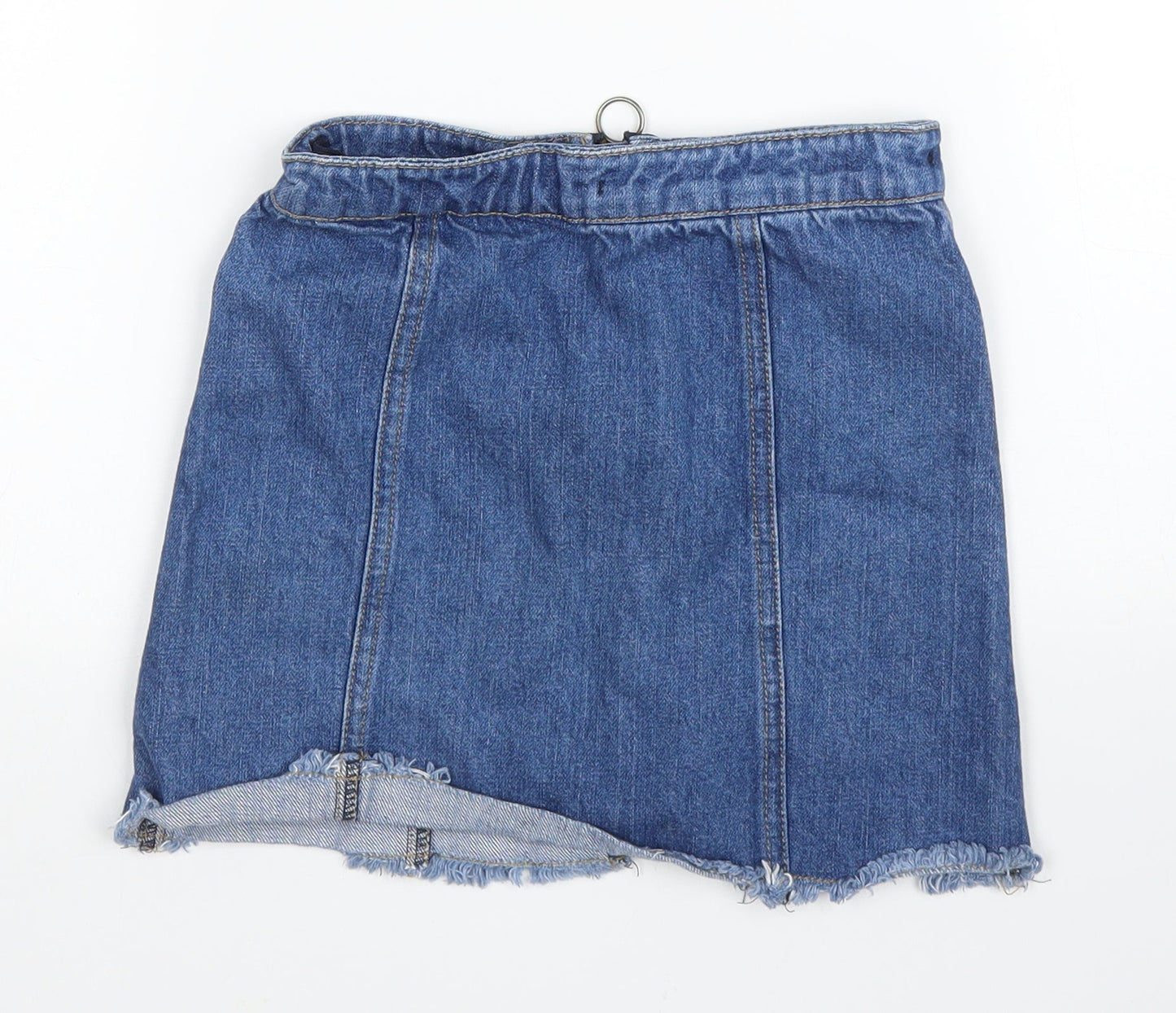 Very Girls Blue Striped Denim A-Line Skirt Size 6 Years