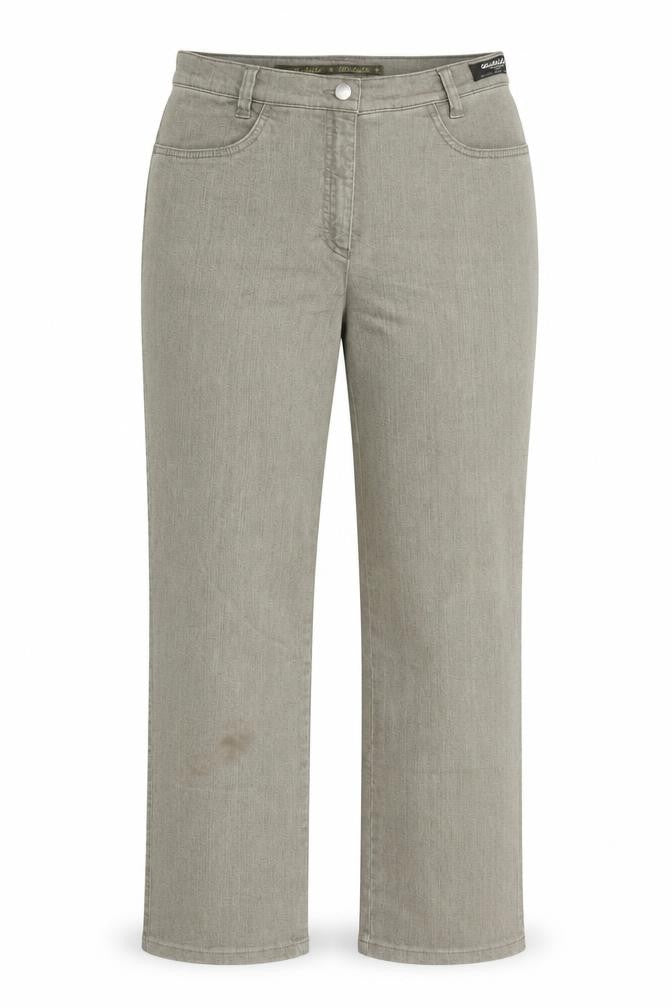 Wichele Womens Beige  Denim Straight Jeans Size 14 L30 in