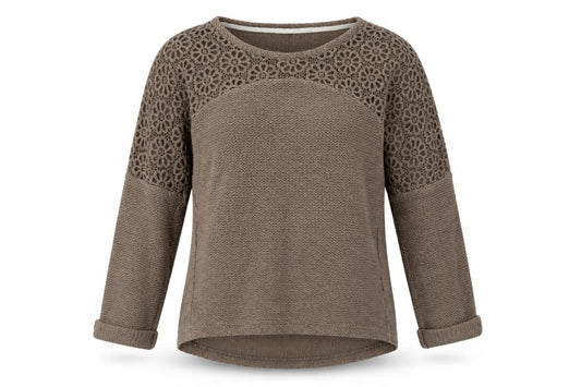 NEXT Womens Brown  Knit Pullover Sweatshirt Size 12