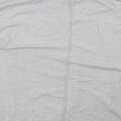 F&F Womens Grey  Knit Pullover Sweatshirt Size 14