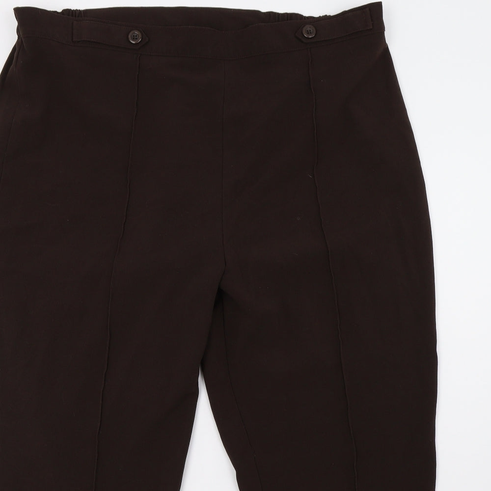 feliac Womens Brown   Trousers  Size 20 L28 in