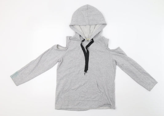 Matalan Womens Grey   Pullover Hoodie Size 10