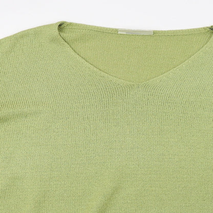 BHS Womens Green  Knit Pullover Sweatshirt Size 16