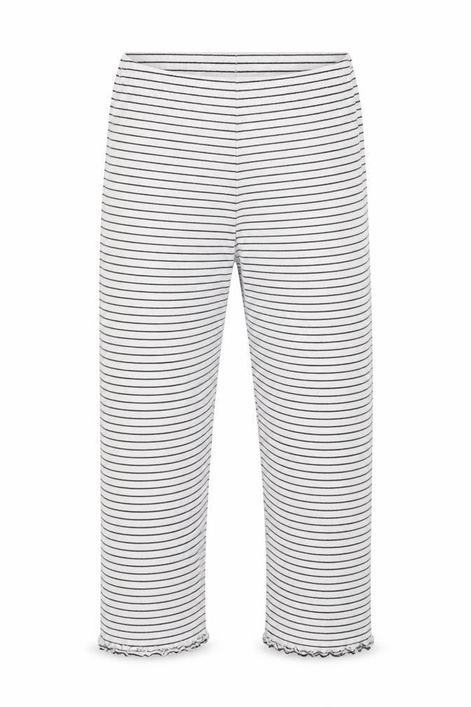 TU Girls White Striped   Pyjama Pants Size 7-8 Years