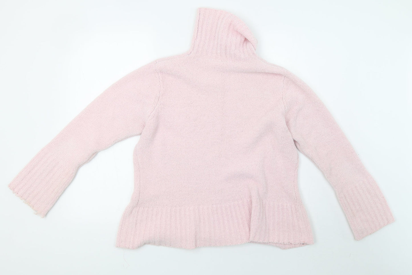 evie Womens Pink  Knit Pullover Sweatshirt Size 16