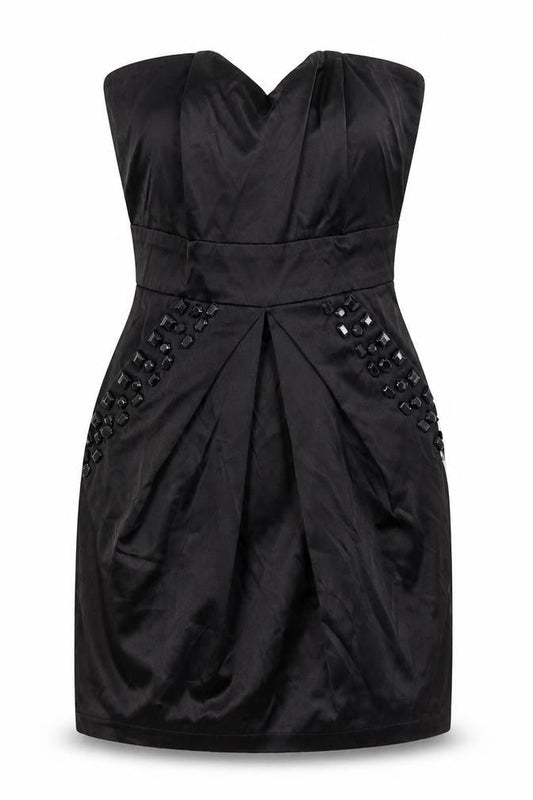 AX Paris Womens Black   A-Line  Size 8