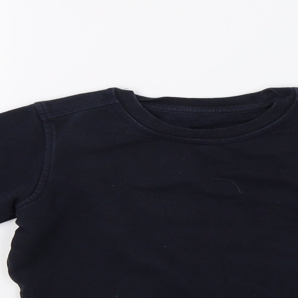 Marks and Spencer Boys Blue   Pullover Sweatshirt Size 4-5 Years  - school wear