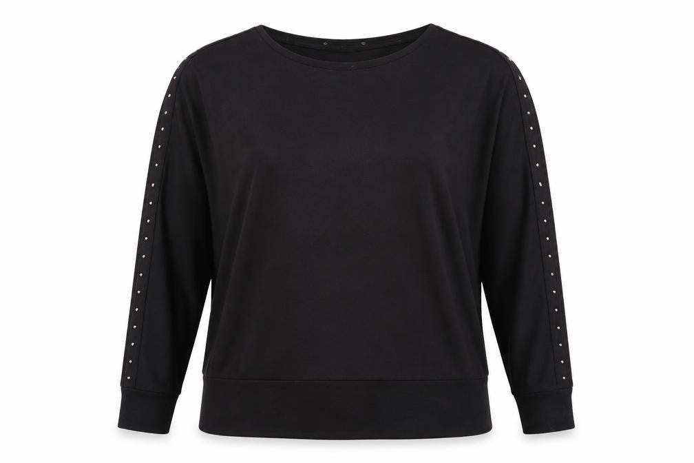 New Look Womens Black   Pullover Sweatshirt Size 14