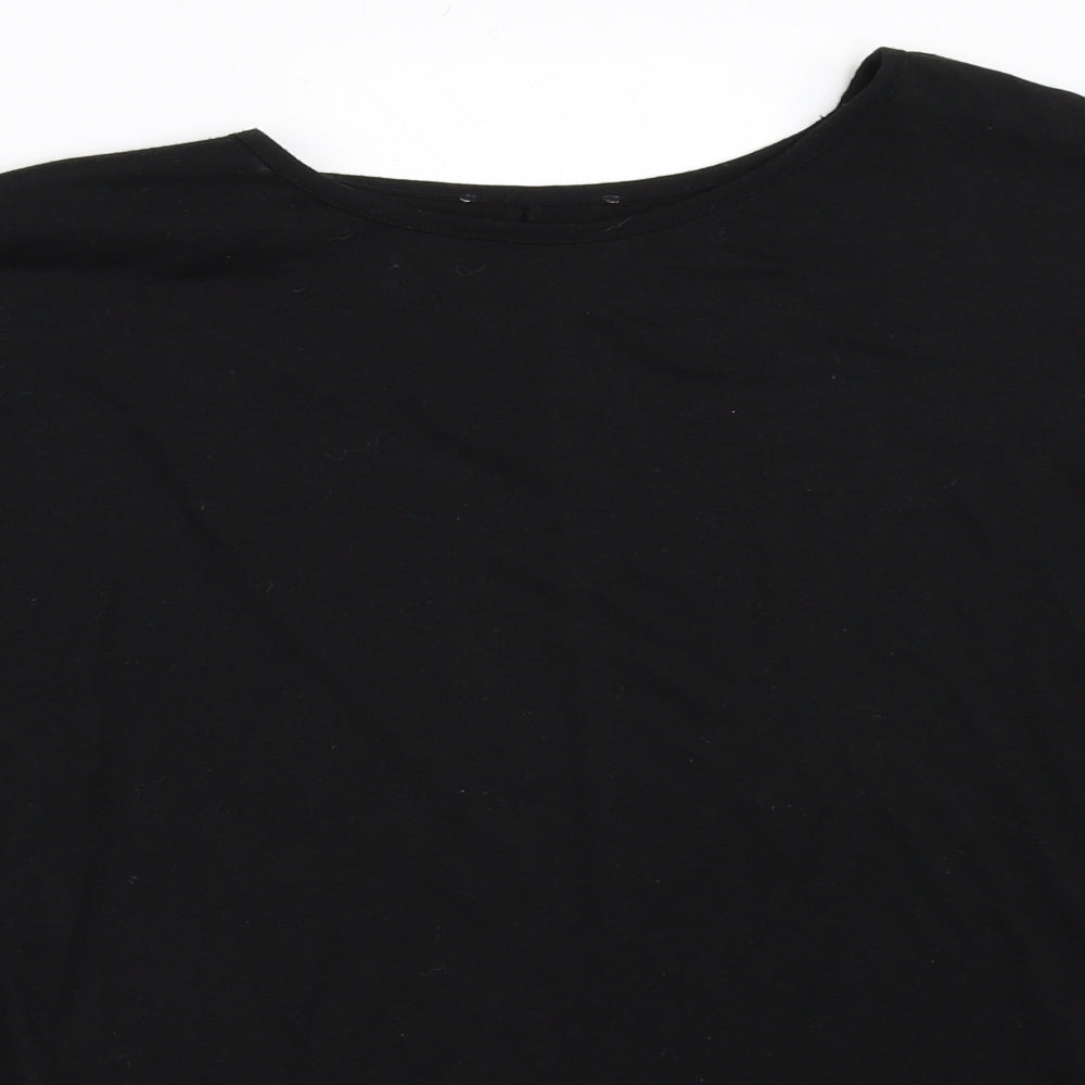 New Look Womens Black   Pullover Sweatshirt Size 14