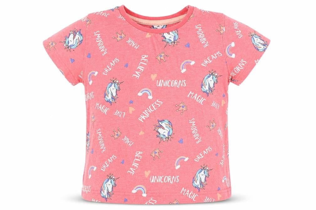 Studio Girls Pink   Basic T-Shirt Size 5-6 Years