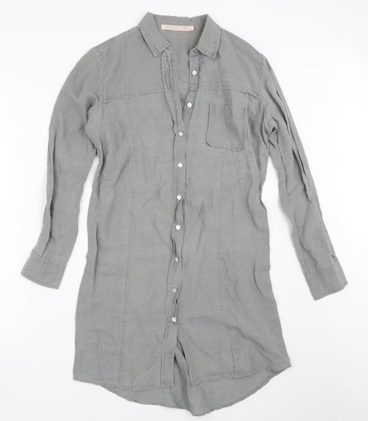 YAYA Womens Grey   Shirt Dress  Size 36
