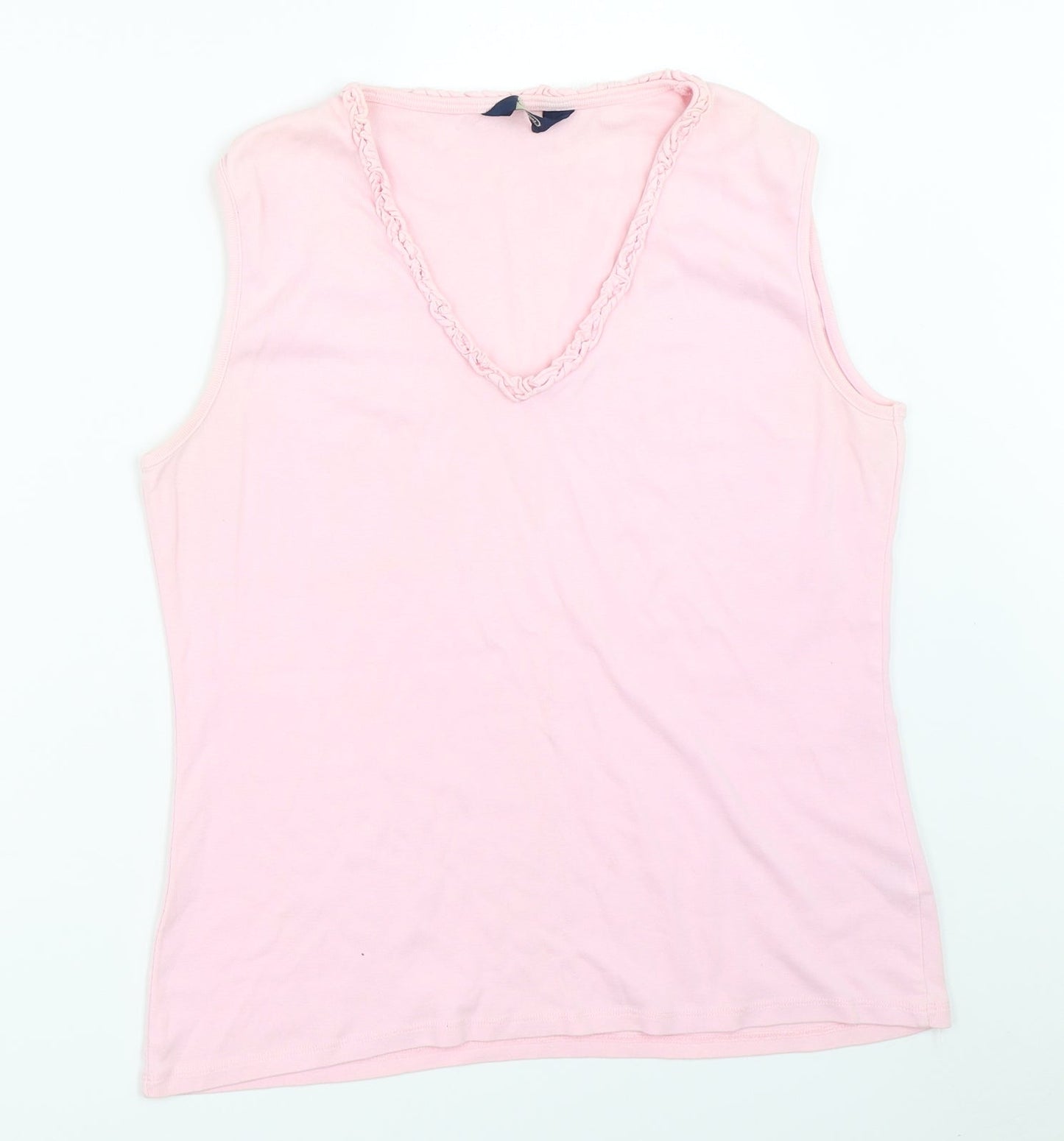 Casual Club Womens Pink   Basic Tank Size 16