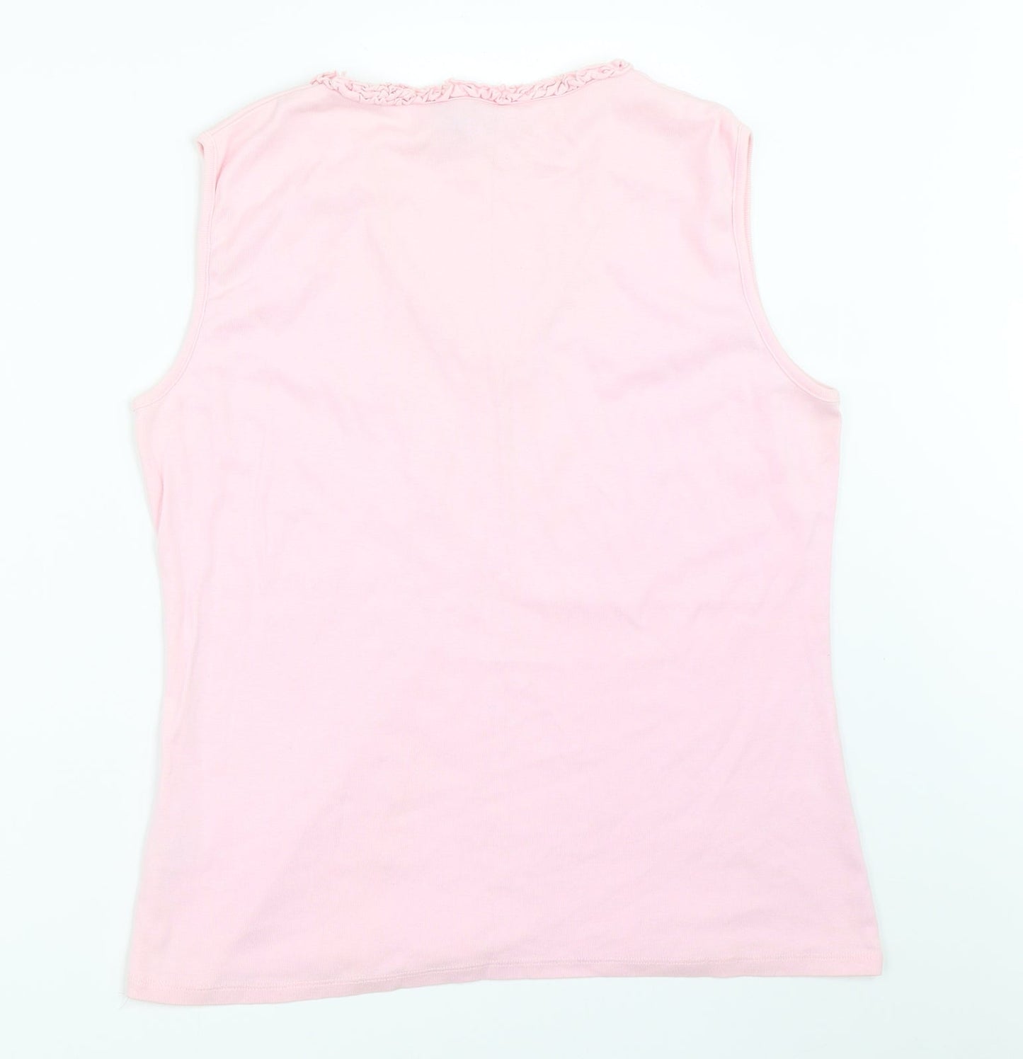 Casual Club Womens Pink   Basic Tank Size 16