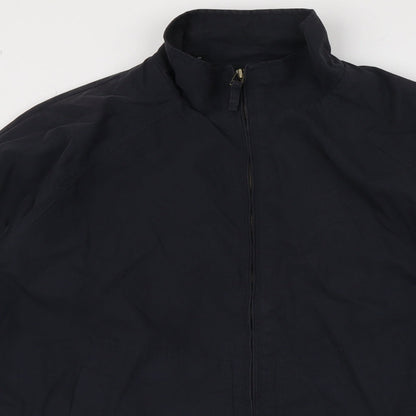 Close-up detail of Red Herring men’s blue jacket, size S