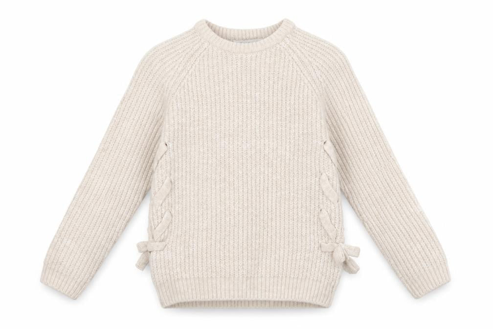 Primark Girls Ivory   Pullover Jumper Size 7-8 Years