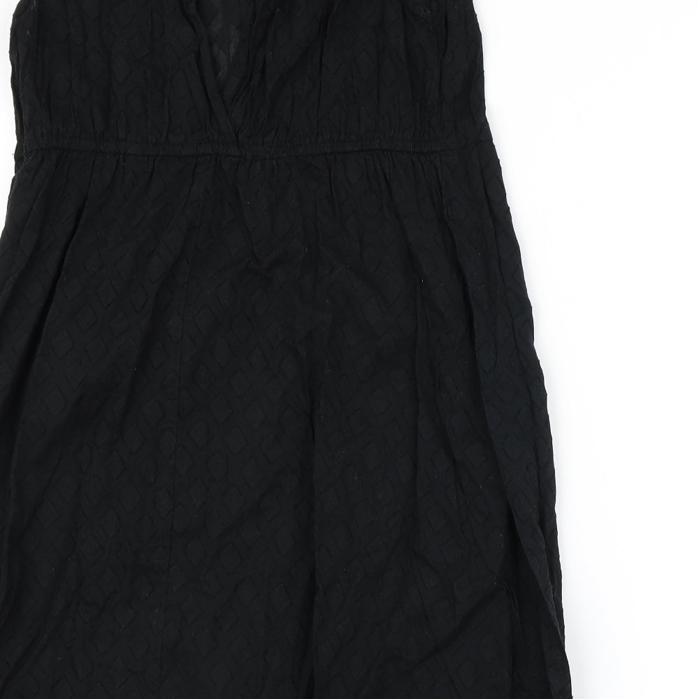 George Womens Black Argyle/Diamond  Skater Dress  Size 14