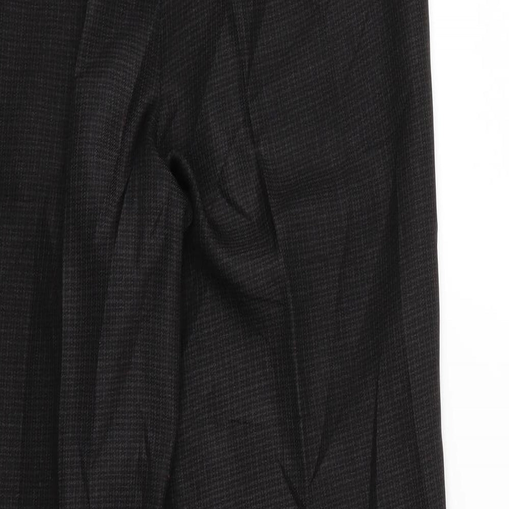 F&F Womens Brown Check  Trousers  Size 12 L26 in