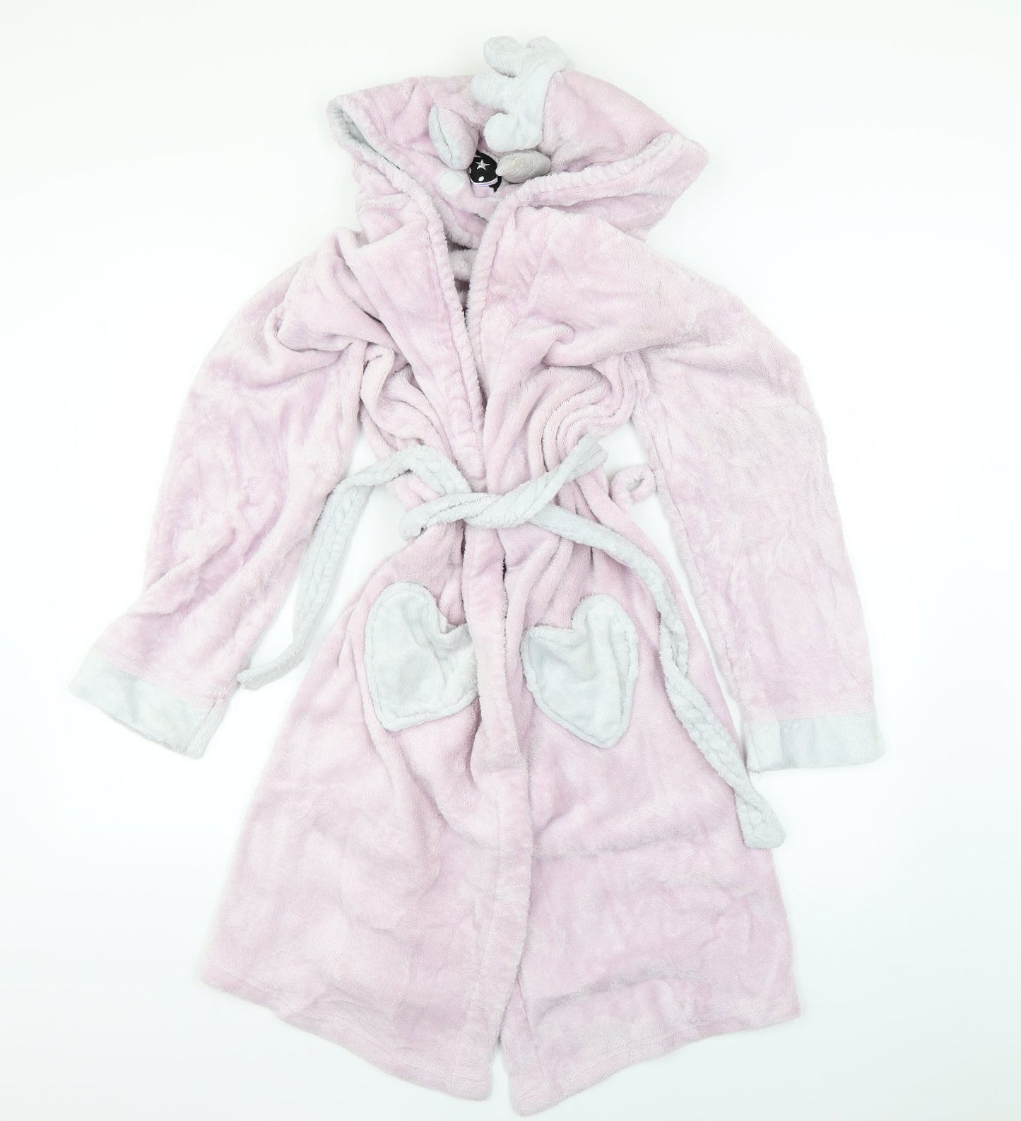 heidz Girls Purple Geometric  Top Robe Size 13 Years