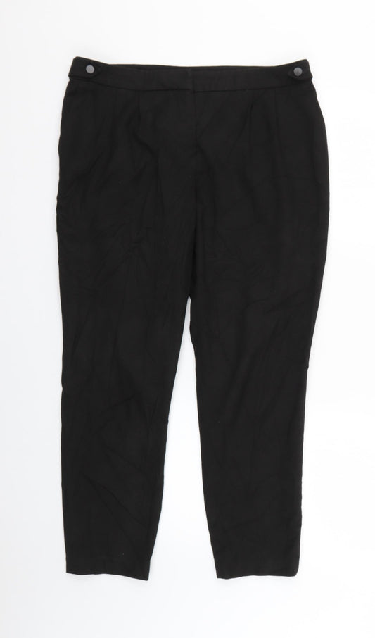 NEXT Womens Black   Sweatpants Trousers Size 12 L25 in