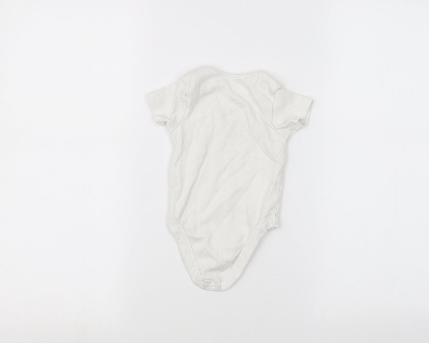 Junior J Baby White   Babygrow One-Piece Size 3-6 Months