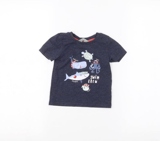 Primark Baby Blue   Basic T-Shirt Size 12-18 Months