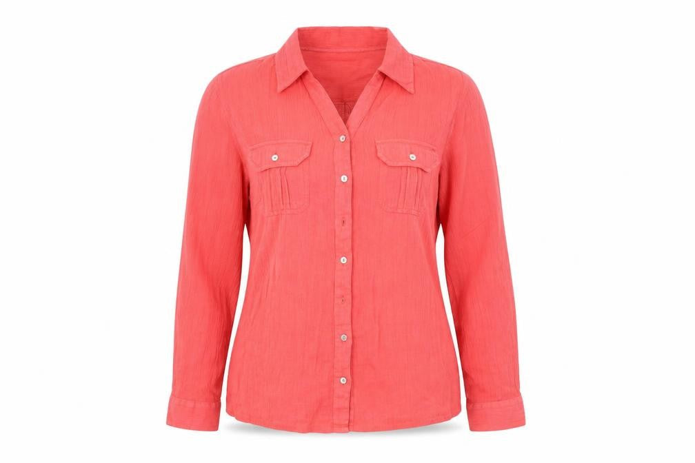 DASH Womens Pink   Basic Button-Up Size 14