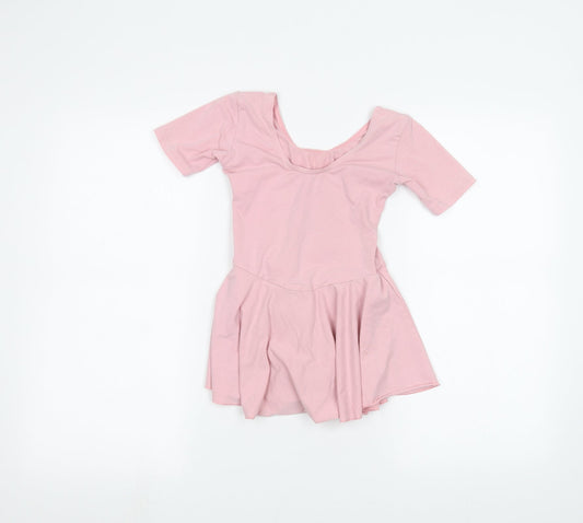 Preworn Girls Pink   A-Line  Size M