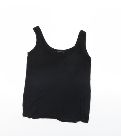 Preloved F&F Womens Black   Basic Tank Size 8 - Front