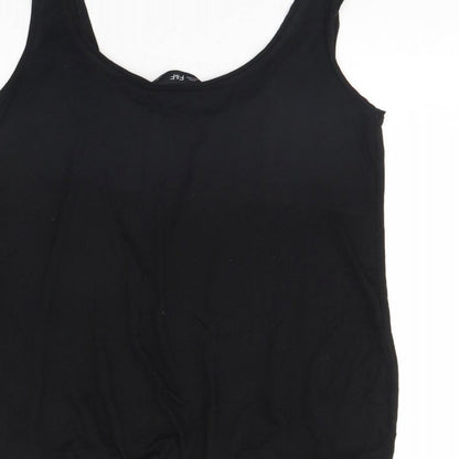 Preloved F&F Womens Black   Basic Tank Size 8 - Label