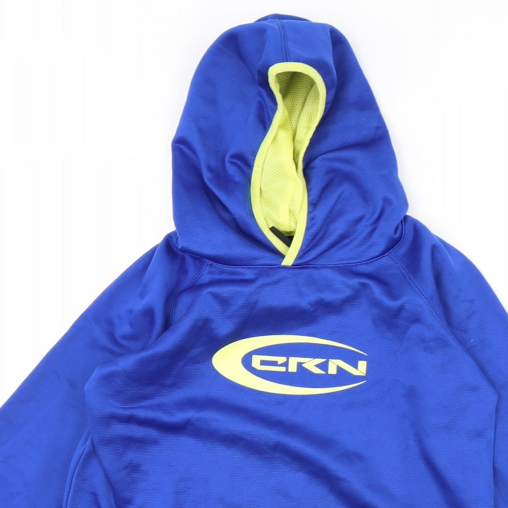 Crane Boys Blue   Pullover Hoodie Size 12 Years