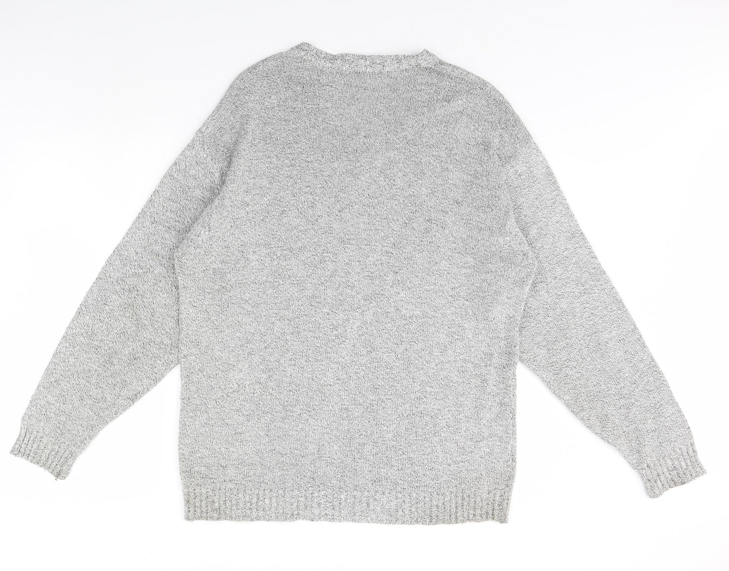 m&s Mens Grey   Pullover Jumper Size M