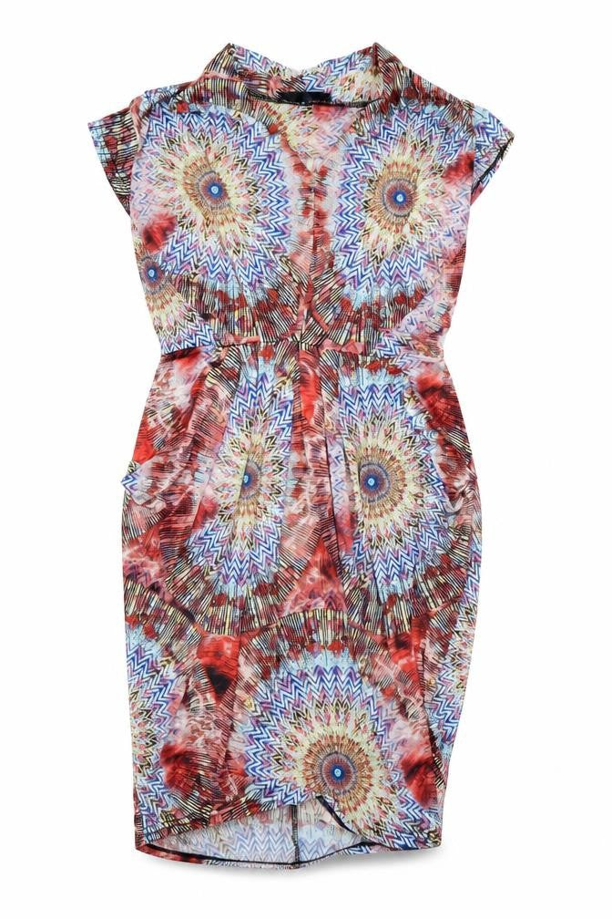 Wearhouse Womens Multicoloured Fair Isle  Bodycon  Size S