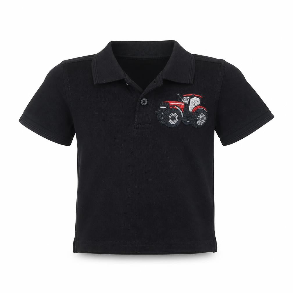 Reliant Attitude Boys Black   Basic Polo Size XS