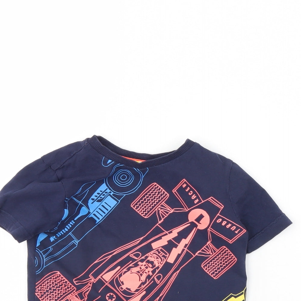 TU Baby Blue   Basic T-Shirt Size 18-24 Months  - CAR