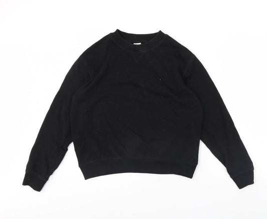 H&M Womens Black   Pullover Jumper Size S