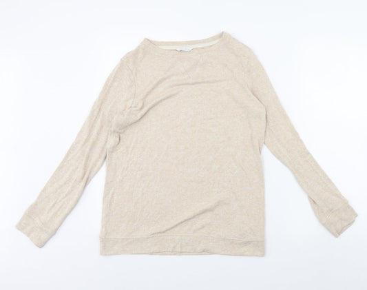 m&s Womens Beige   Pullover Jumper Size 10