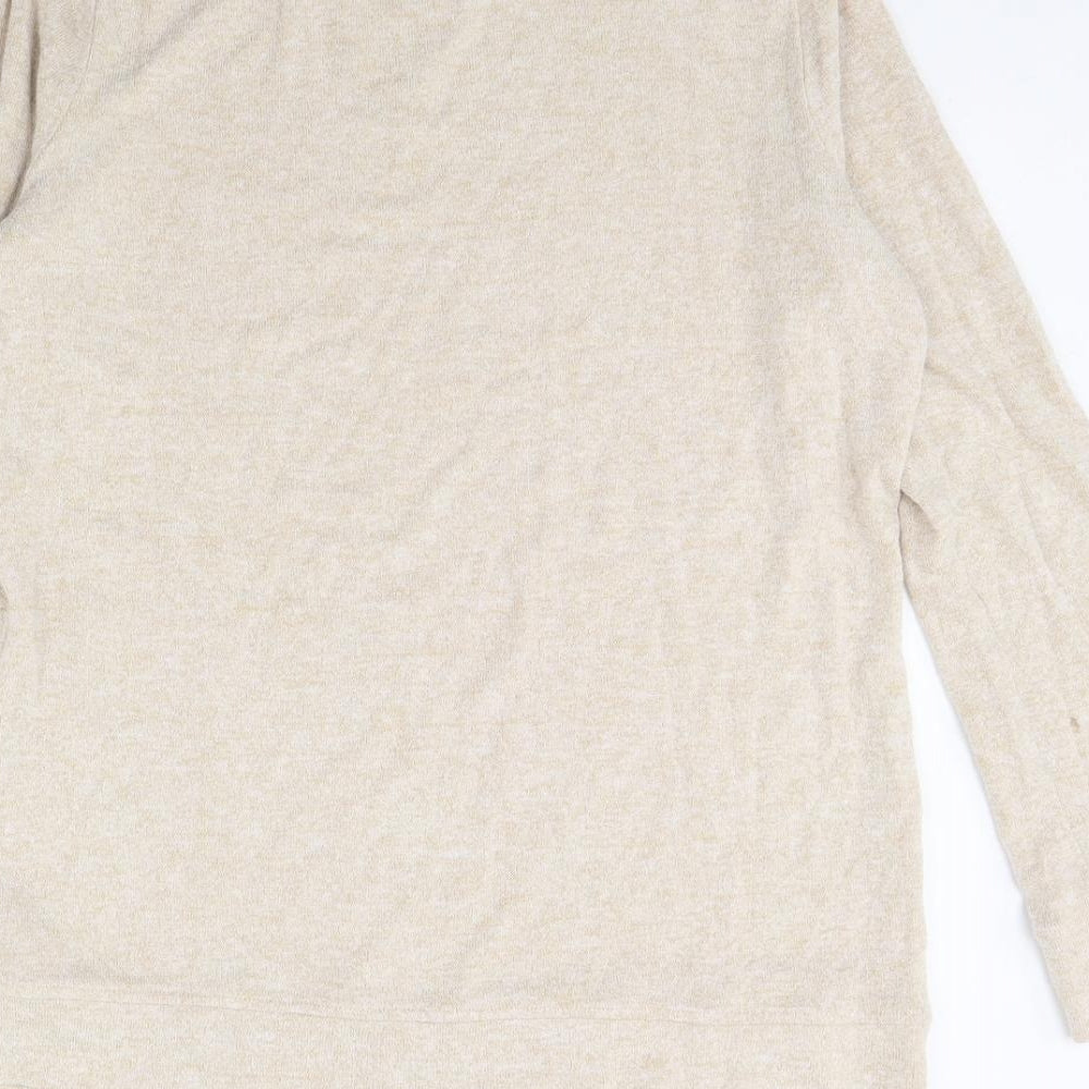 m&s Womens Beige   Pullover Jumper Size 10