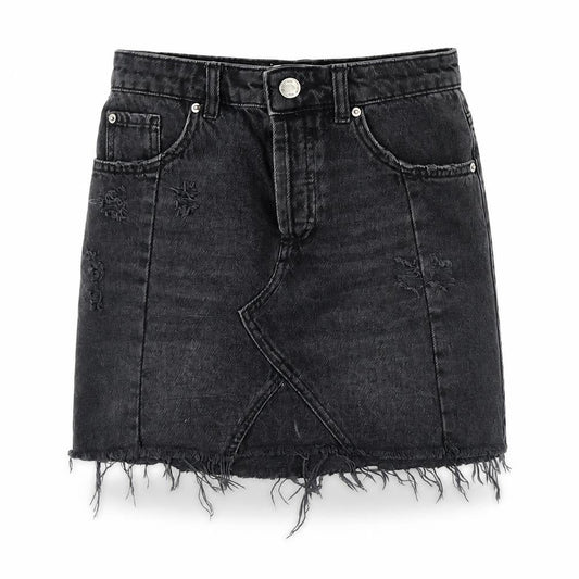 Miss Selfridge Womens Black  Denim Mini Skirt Size 6