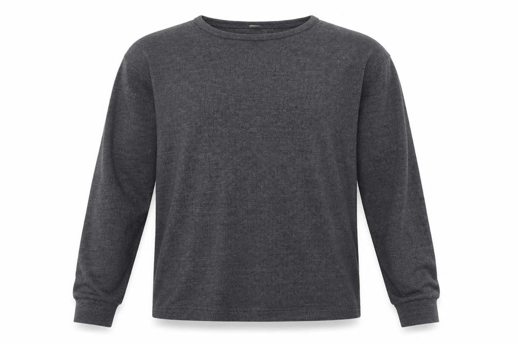 HeatSaver Mens Grey   Pullover Jumper Size M