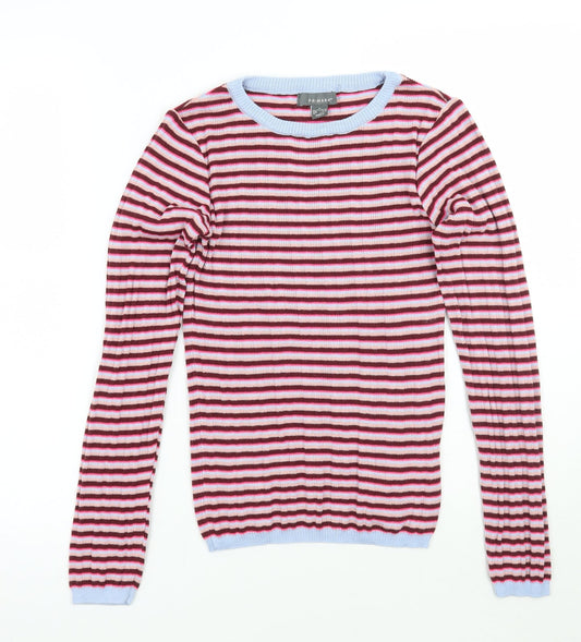 Primark Womens Pink Striped  Pullover Jumper