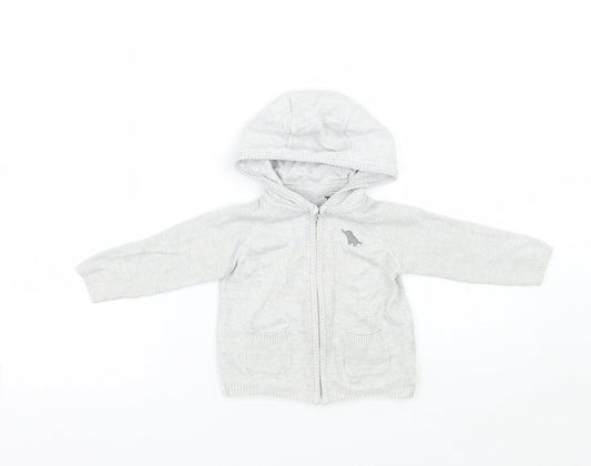 TU Baby Grey   Jacket Coatigan Size 6-9 Months